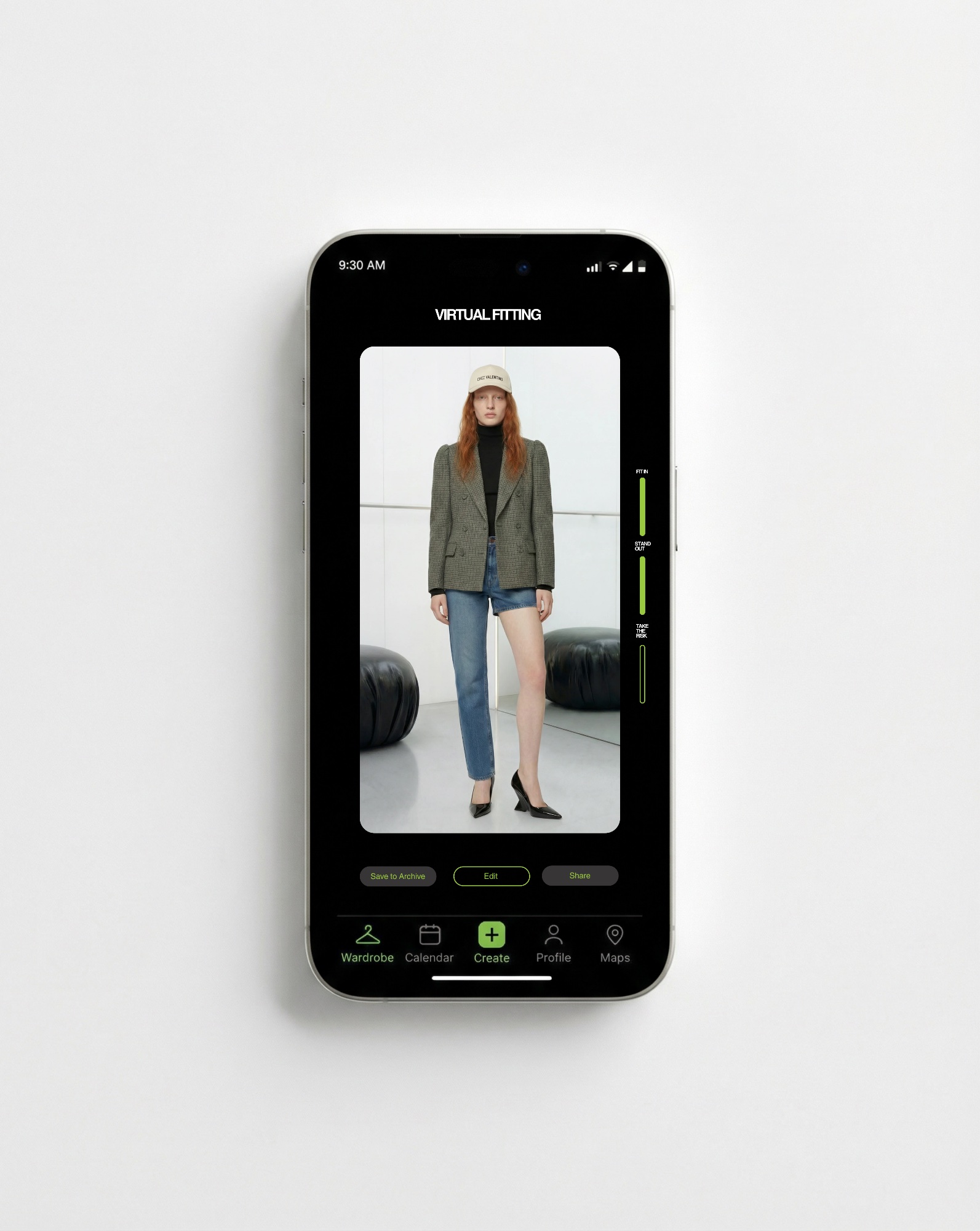 Virtual fitting room